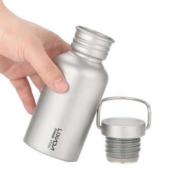 

Lixada 430ml Leakproof Titanium Bottle Ultralight Outdoor Camping Cycling Hiking Sports Water Bottle