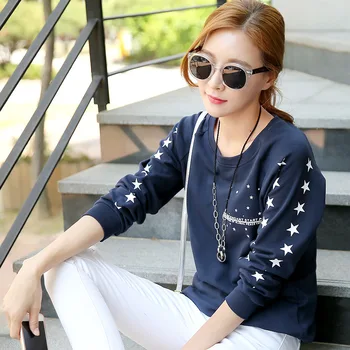 

Autumn and winter new creative fireworks heart-shaped large size long-sleeved women's sweater Black
