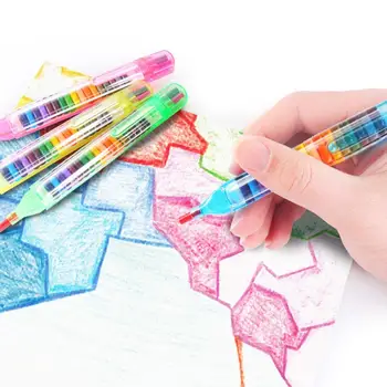 

Children's Drawing 20 Colors/1set Crayons Watercolor Lapices Boya Kalemi For Kids Colores De Gif Papelaria Painting Art Pen A1S1
