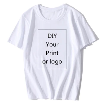 

Cartoon Customized Women t-shirt kpop Print Like Photo or Logo Text DIY Your own Design women clothes harajuku aesthetic clothes