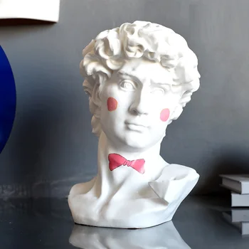 

NORDIC CREATIVE DAVID ART SCULPTURE MICHELANGELO BUONARROTI STATUE RESIN CRAFTS HOME DECORATION WINDOW DISPLAY ORNAMENT R4223