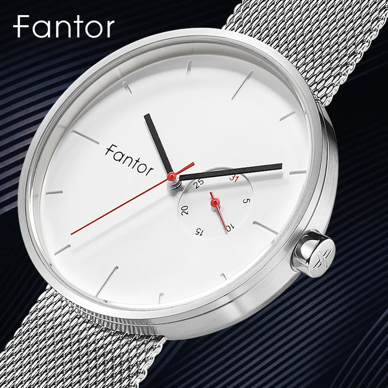 

Fantor 2019 Minimalist Ultra Thin Watch Men Top Brand Luxury Sport Quartz Wrist Watch Mens Mesh Waterproof Casual Man Clock