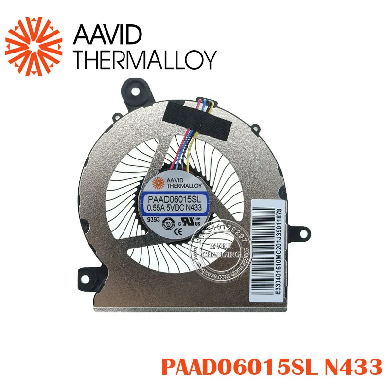 Вентилятор охлаждения для AAVID THERMALLOY PAAD06015SL 0.55A 5VDC N433 4PIN E33401610MC