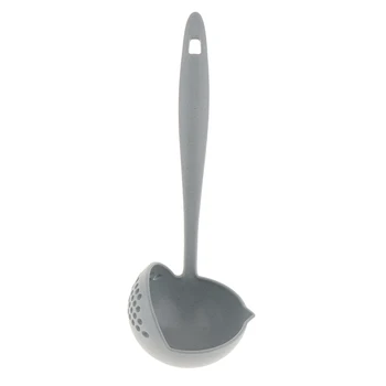 

2in1 Wheat Straw Kitchen Supplies Soup-Colander Spoon With Long Handle Soup Spoon Skimmer Hot Pot Soup Ladle Cooking Tools