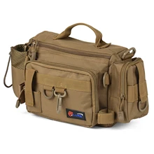 Рыболовная Спортивная поясная сумка через плечо, сумка для рыбалки, многофункциональная сумка для рыболовных снастей, поясная сумка, сумка для лодки, чехол для рыболовных снастей