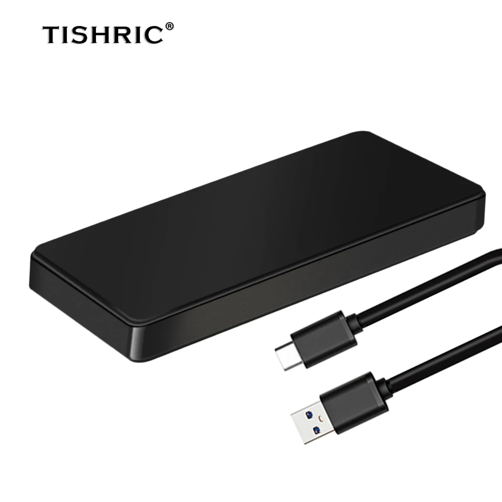 hdd case TISHRIC 2.5 External Hard Drive HDD Case Hard Drive Box Hdd Enclosure Hard Disk Case SATA To USB 3.1 Type C Portable Hard Drive external hdd enclosure HDD Box Enclosures