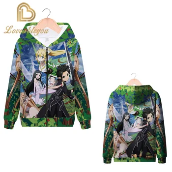 

Anime Sword Art Online 3d Hoodies Cospaly SAO Hoodies Men Thick Sword Art Online Sweatshirts Nice Top Clothing MEN WOMEN