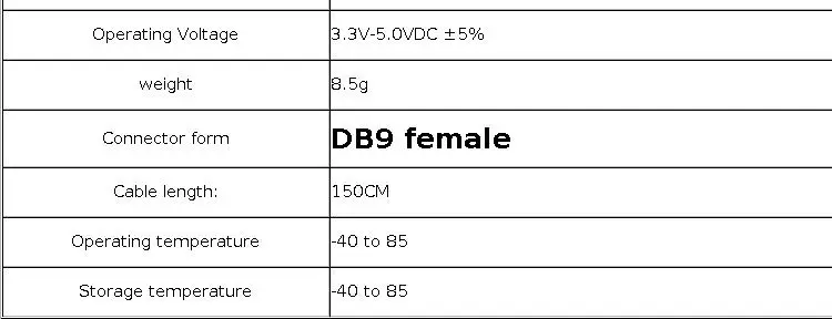 DB9, Conector Fêmea, Flash 4M, RS232