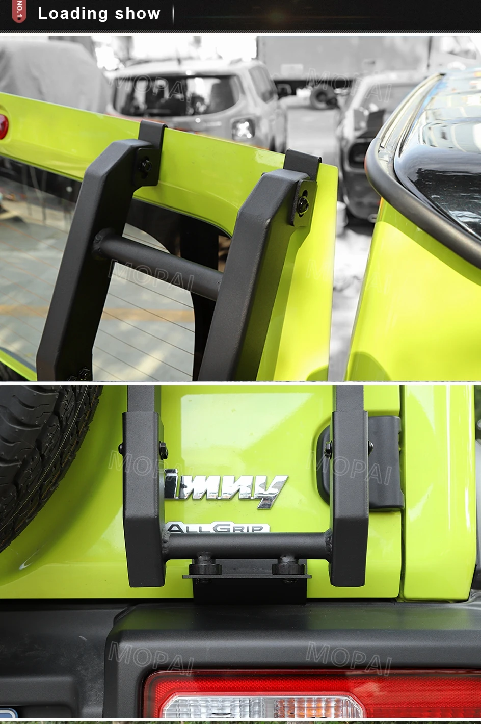 MOPAI защитные рамки для Suzuki Jimny JB74+ Автомобильная задняя дверь багажника Аксессуары для лестницы для Suzuki Jimny