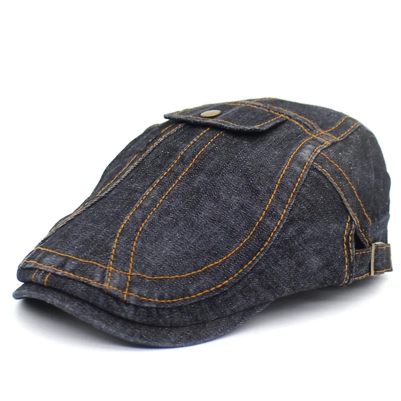 Потертая джинсовая кепка, Модный Дикий берет, уличная шляпа от солнца для путешествий - Цвет: style 4
