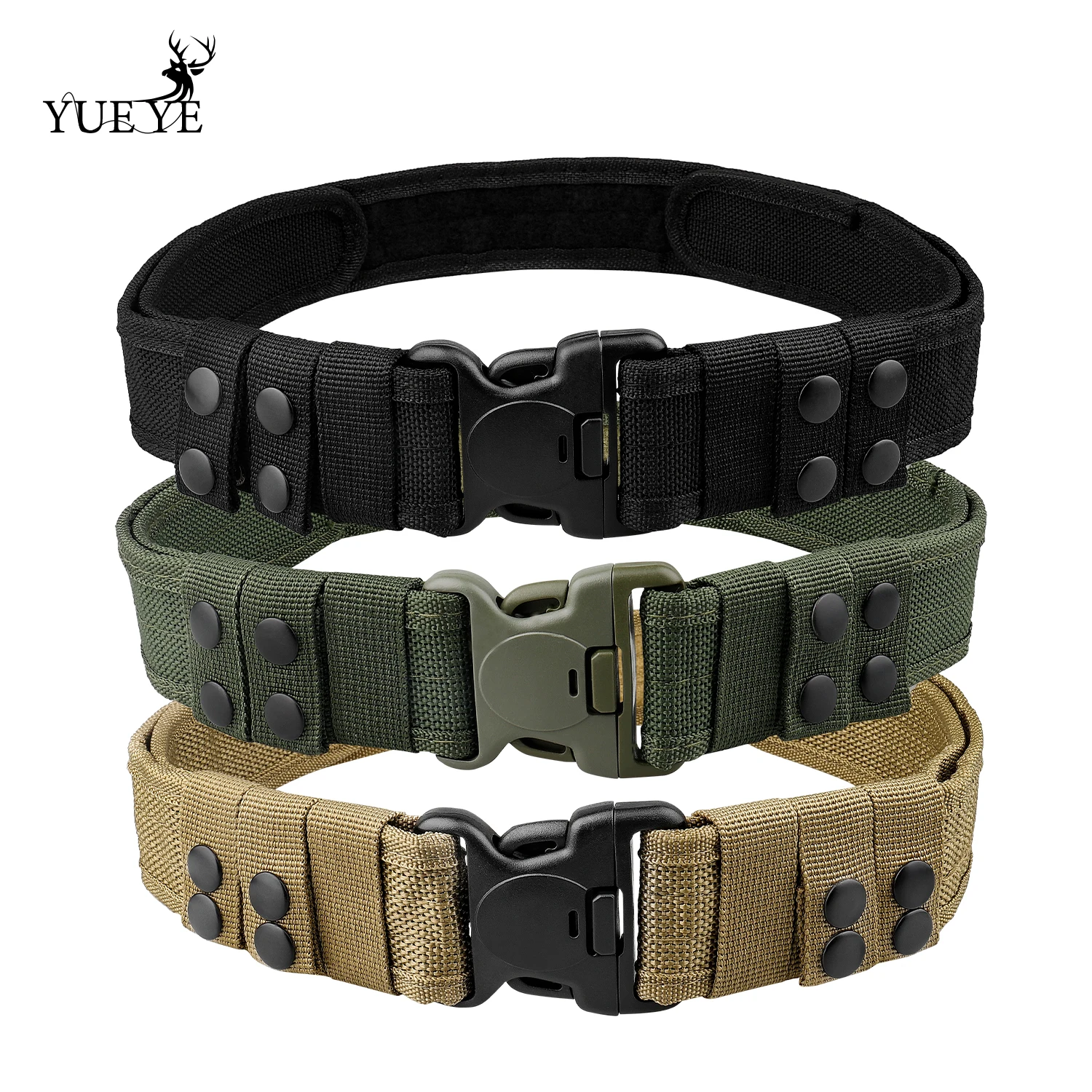 140cm camouflage belt men's nylon belt tactical military survival belt adjustable fashion buckle luxury belt training gift keych