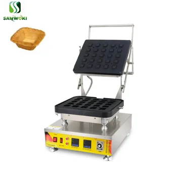 

110V 220V mini square egg tart shell maker making machine tartlet shell press forming machine Waffle Maker Iron Machine