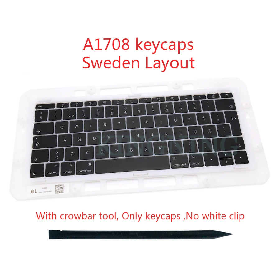 Оригинальная новая шведская клавиатура SE A1708 колпачок для клавиатуры Macbook Pro Retina 13