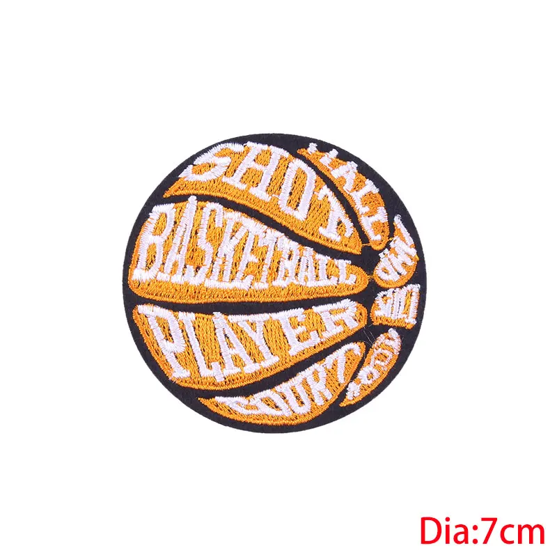 Prajna DIY Bandage Embroidered Patches For Clothing Sport Ball Patch Iron On Stickers Cute Patch Kiss Lip Badge Applique Decor F - Color: 4304