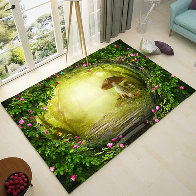 3D печать Европейский стиль ковры для гостиной кухни спальни впитывают воду