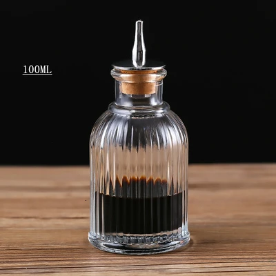 A 100ml Японский стиль, профессиональный смеситель для бара, для бармена, стеклянная бутылка для приготовления коктейлей, инструменты, аксессуары, бутылка для вина Absinth - Цвет: A 100ml