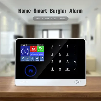 

BL-6600 WIFI & GSM 3G dual network touch screen smart home burglar alarm systems SMS mobile app alarm