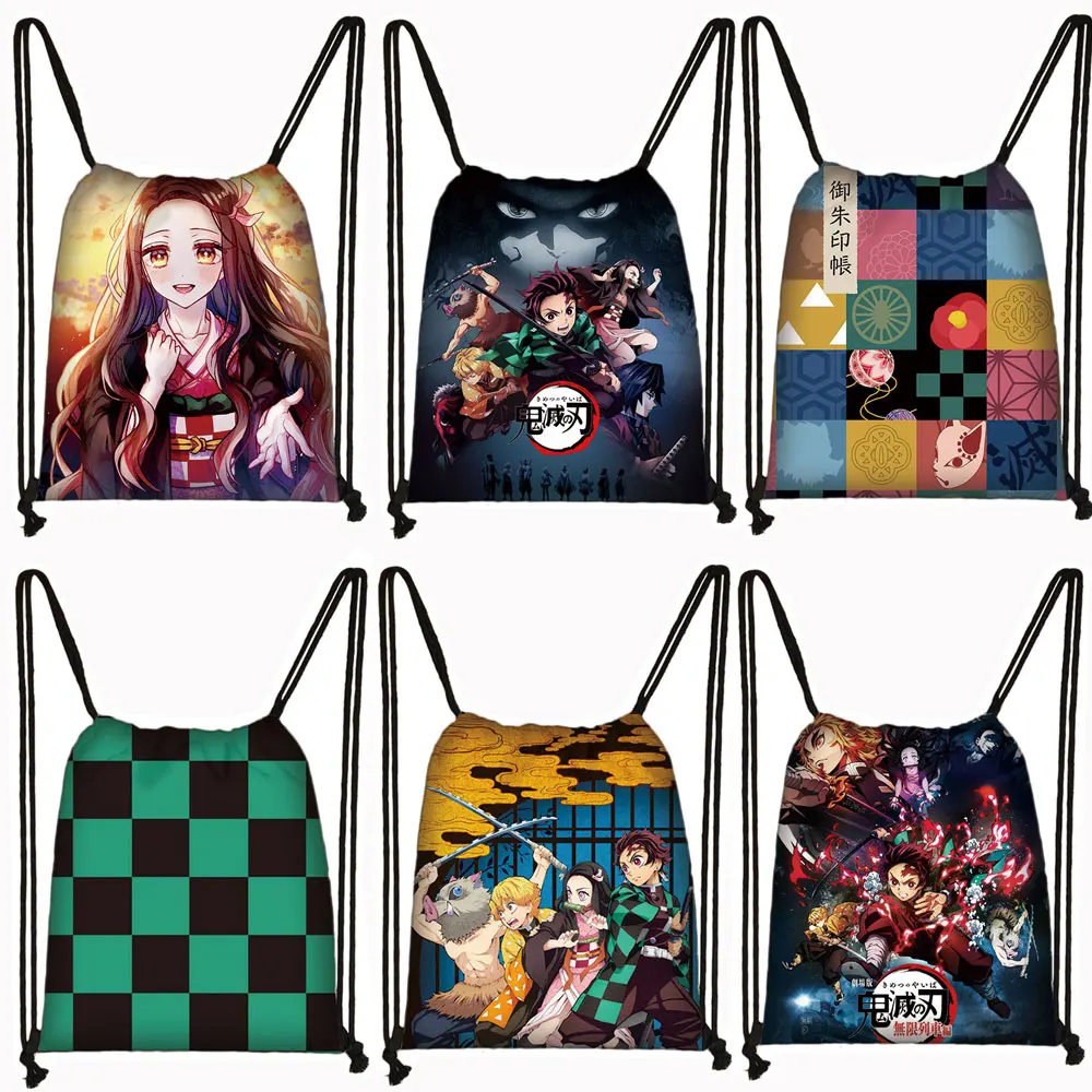 Ofertas Especiales Anime demonio asesino Mochila De mujer Kawaii Kimetsu No Yaiba bolsos de hombro Tanjirou Kamado Zenitsu chicas mochila bolsa AjXNeOwobnw