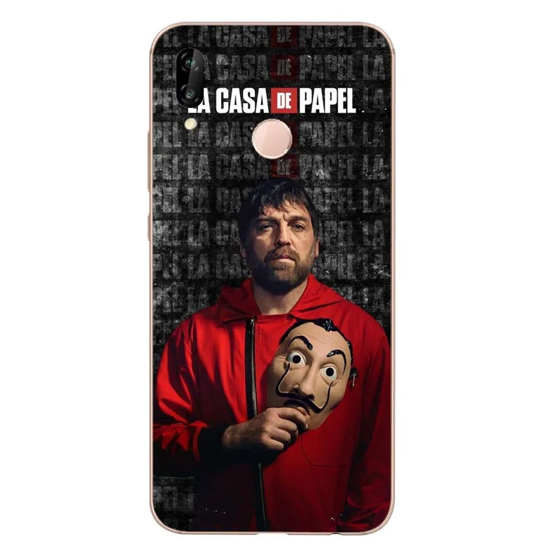 La casa de papel Tokio испанский ТВ прозрачный мягкий Силиконовый ТПУ чехол для телефона huawei P8L P20L P20LITE P30 mate 8 9 10 mate 20Por RS