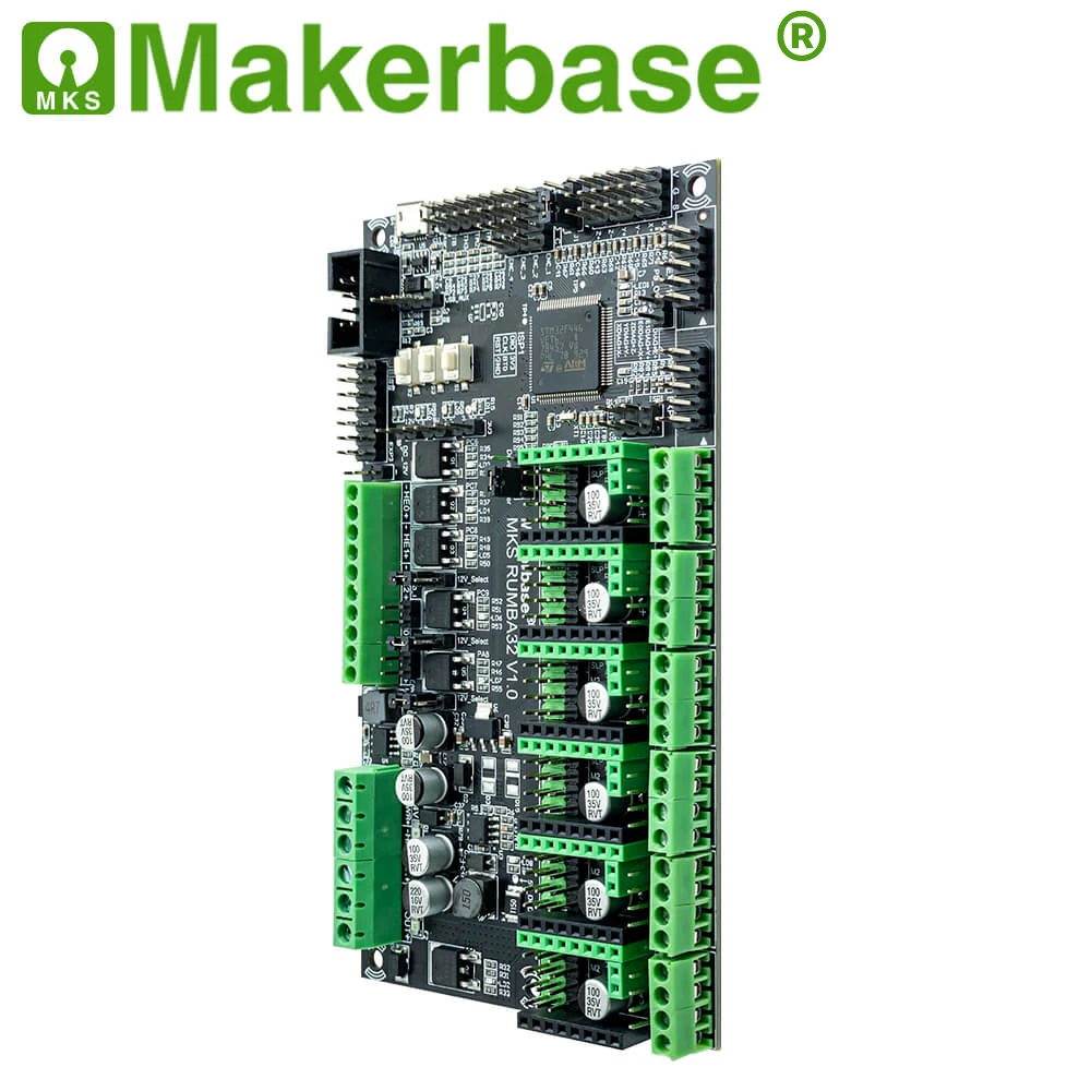 Makerbase MKS Rumba32 180 МГц 32 битная плата управления для 3D принтера 6 портов драйвера