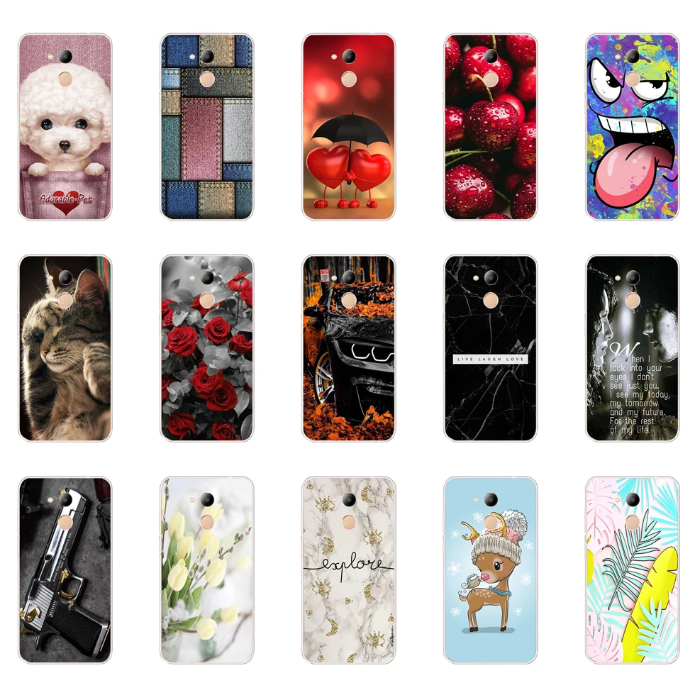 Per Huawei Honor 6C Custodia Cover In Silicone Custodia Per Huawei Honor 6C Pro Custodia Morbida In Tpu Honor6C Fundas Coque Cute Cat 7