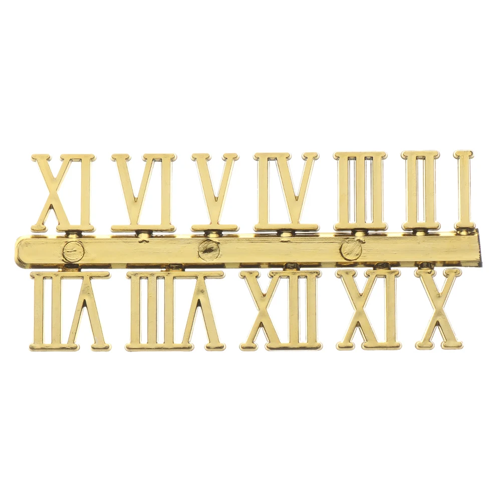 gold roman numerals