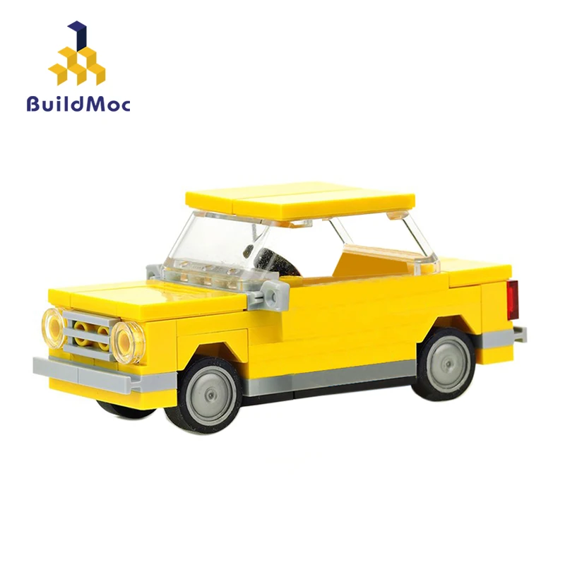 Construction originale Mini transport assemblé modèles blocs voiture construction Police van ville Police avion briques jouets enfant cadeau