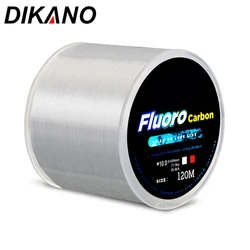 120M Fishing Line Fluorocarbon Coating 0.20mm-0.60mm 7.15LB-45LB Carbon Fiber Leader Line Fishing Lure Sinking Wire FTK Goods