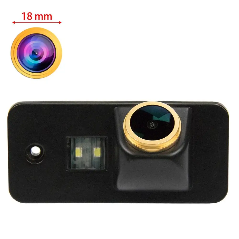 

Freezzmi Golden HD Car Rear View Reverse Backup Camera for Audi A3 A4 S4 RS4 A6 C6 S6 RS6 A8 S8 Q7/Q7 DTI