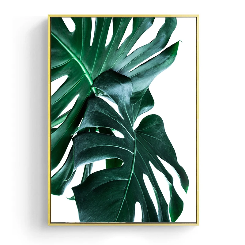 Nordic-Canvas-Painting-Modern-Prints-Plant-Leaf-Monstera-Art-Posters-Prints-Green-Art-Wall-Pictures-Living (5)