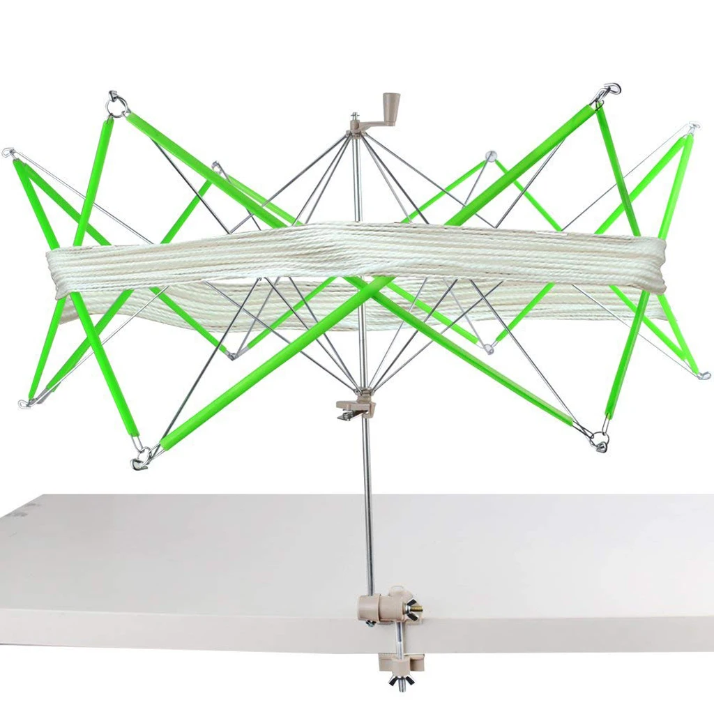 1 Set Knitting Umbrella Wool Yarn String Winder Skeins Line Hand Operated 1 Set Knitting Umbrella Wool Yarn String Winder Skeins Line Hand Operated