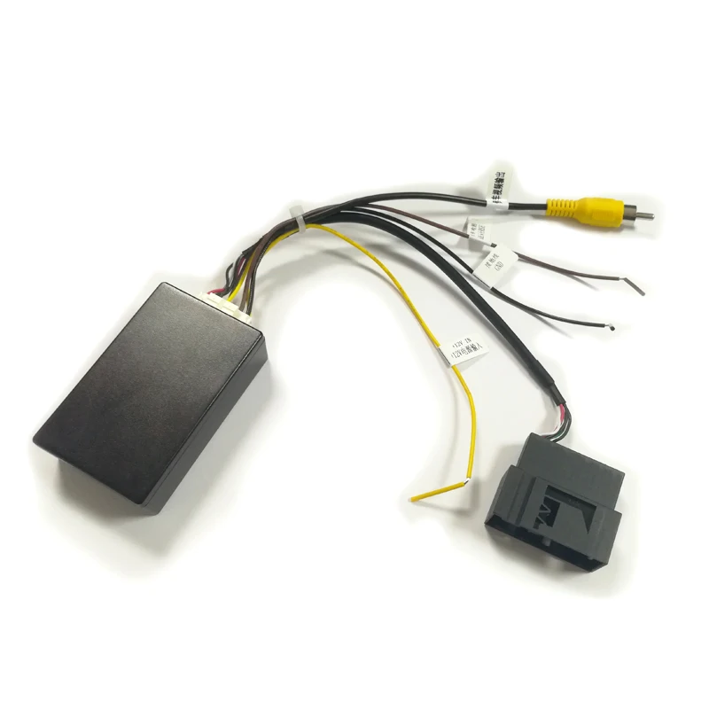 

26 pins car backup camera rearview RGB to CVBS(RCA) AV converter adapter box for VW Passat CC Tiguan accessories
