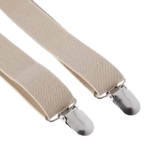 Унисекс Регулируемый y-обратно подтяжки галстук бабочка набор клип на подтяжках эластичный Свадебный 517F