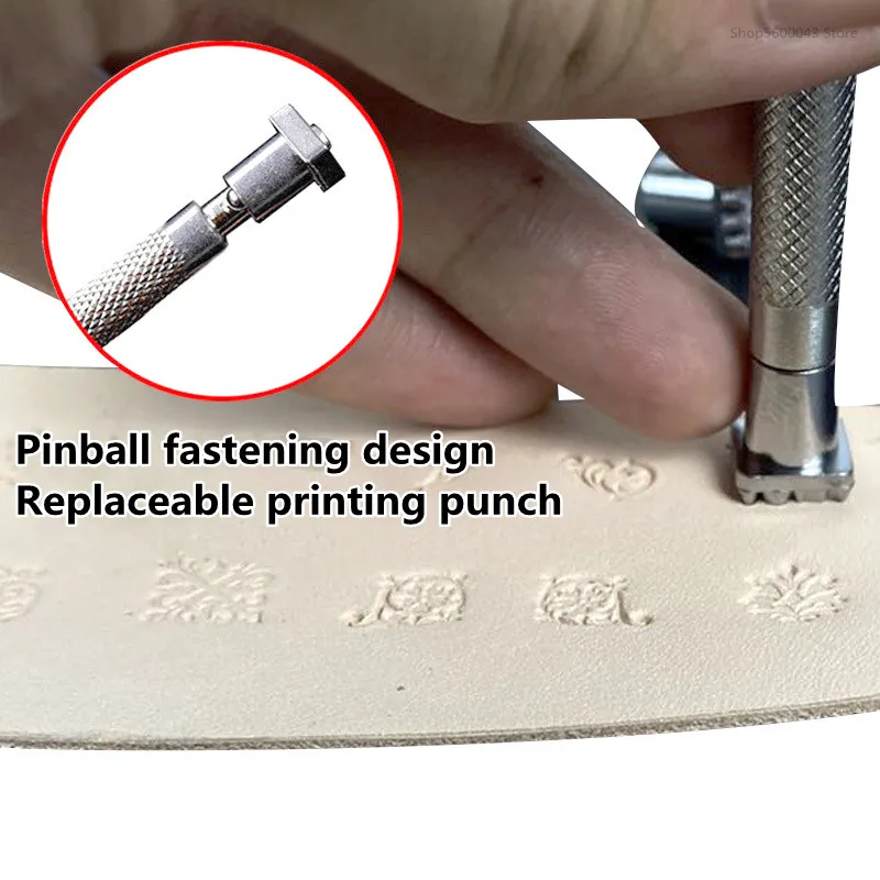 Stamps for Embossing Leather Tools Handmade DIY Craft Work Zodiac Grass Constellation Animal Mold Stamps Set Metal Stamping Tool number letter stamp set leather craft stamps leather letter punch alphabet number stamp set carving printing tools metal stamping marker