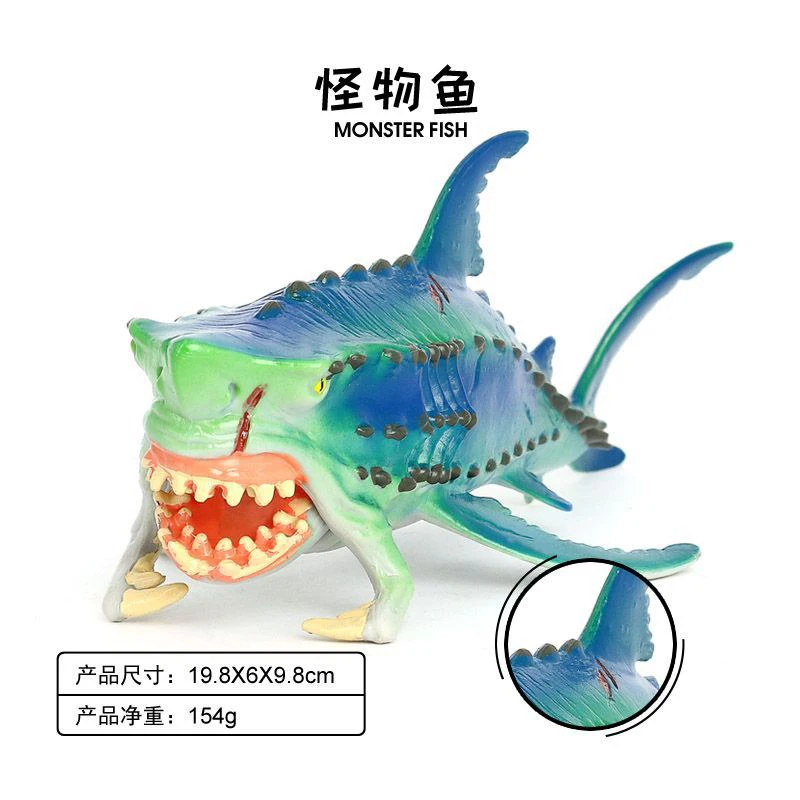 19cm Simulation Solid Plastic Sea Animal Mutant Fish Action Figures Ocean Aquarium Fish Model Educational Toys For Children Gift Animal Dinosaur Figures Aliexpress