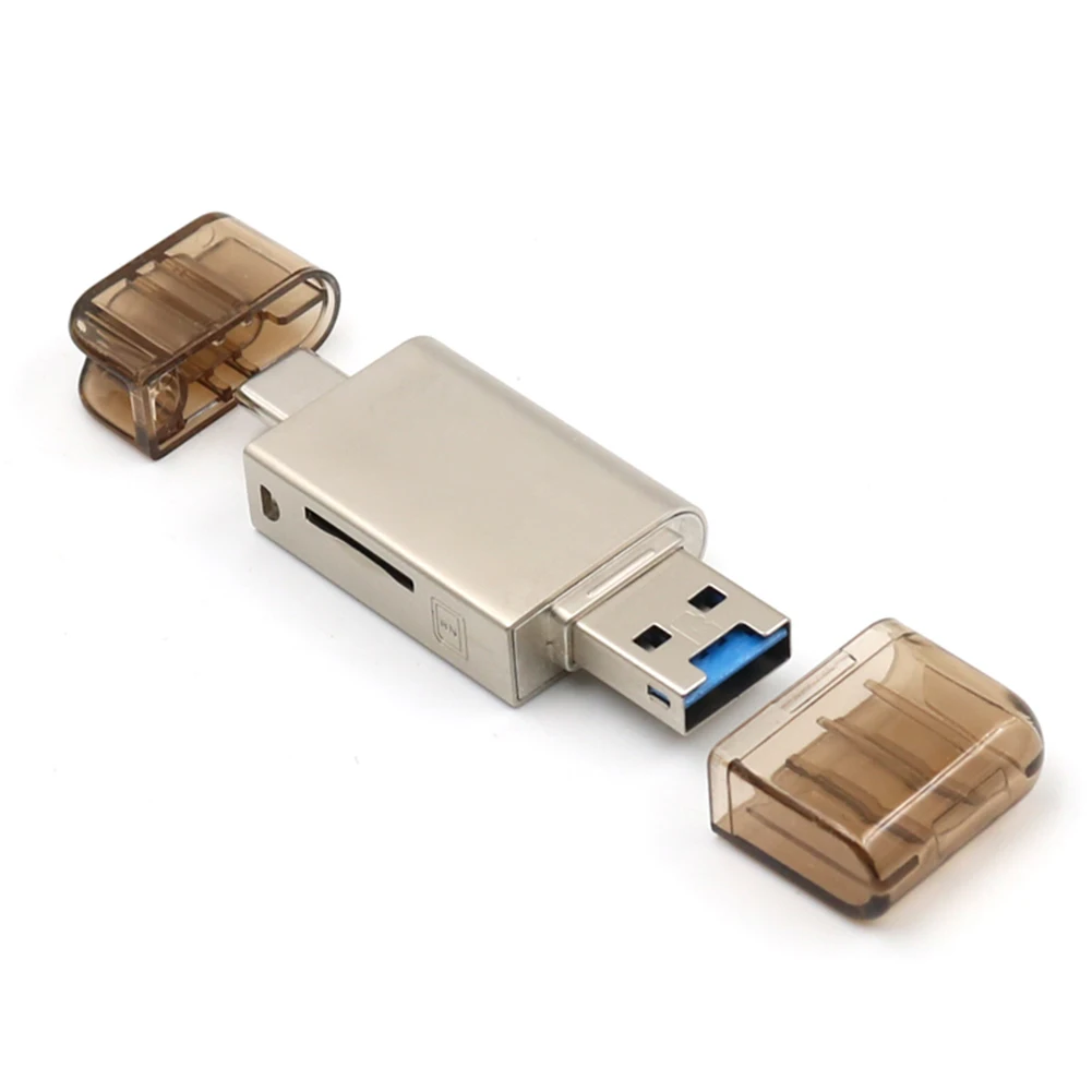 Высокоскоростной телефон компьютер планшет 2 в 1 USB 3,0 type-C TF нм кардридер адаптер