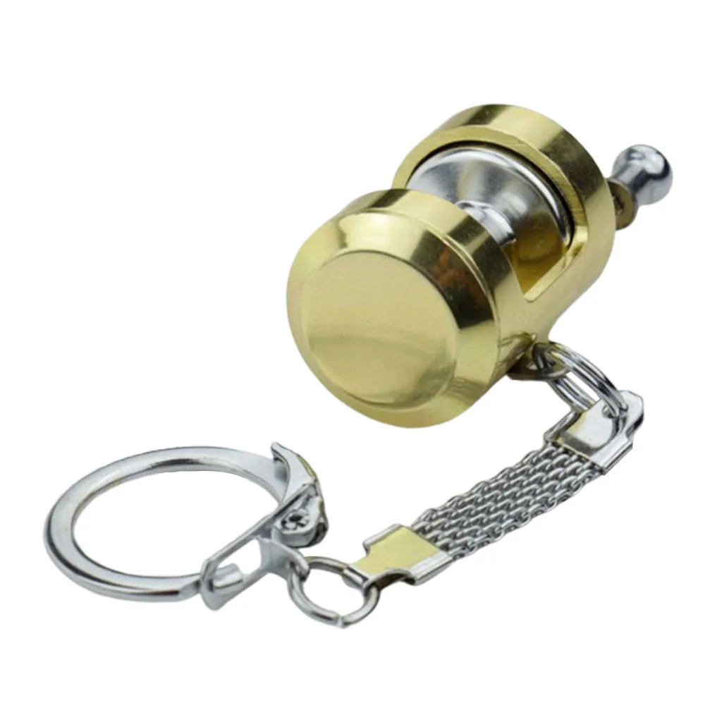 

Trolling Reel Shape Mini Fishing Reel Keychain Key Ring Novelty Gift