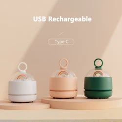 Aspirateur de bureau sans fil, Mini clavier créatif, outil de nettoyage de la poussière, Portable pour voiture, chargeur USB pour maison 