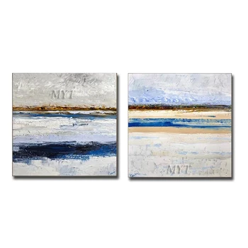 

Abstract Group Oil Painting 2PCS/Set Panels Canvas Art Home Decoration Unframed Wall Art Artwork And Painting Living Room Decor