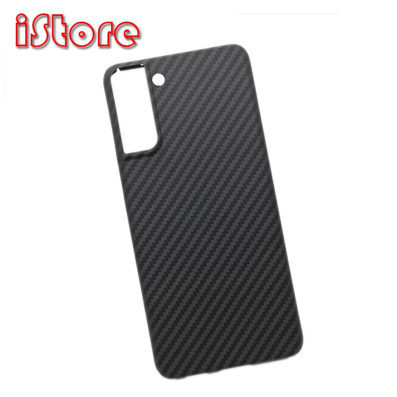 

iStore Carbon fiber case for Samsung galaxy S21 FE S21Plus S21Ultra 5G light Thin High-strength protective shell Aramid case