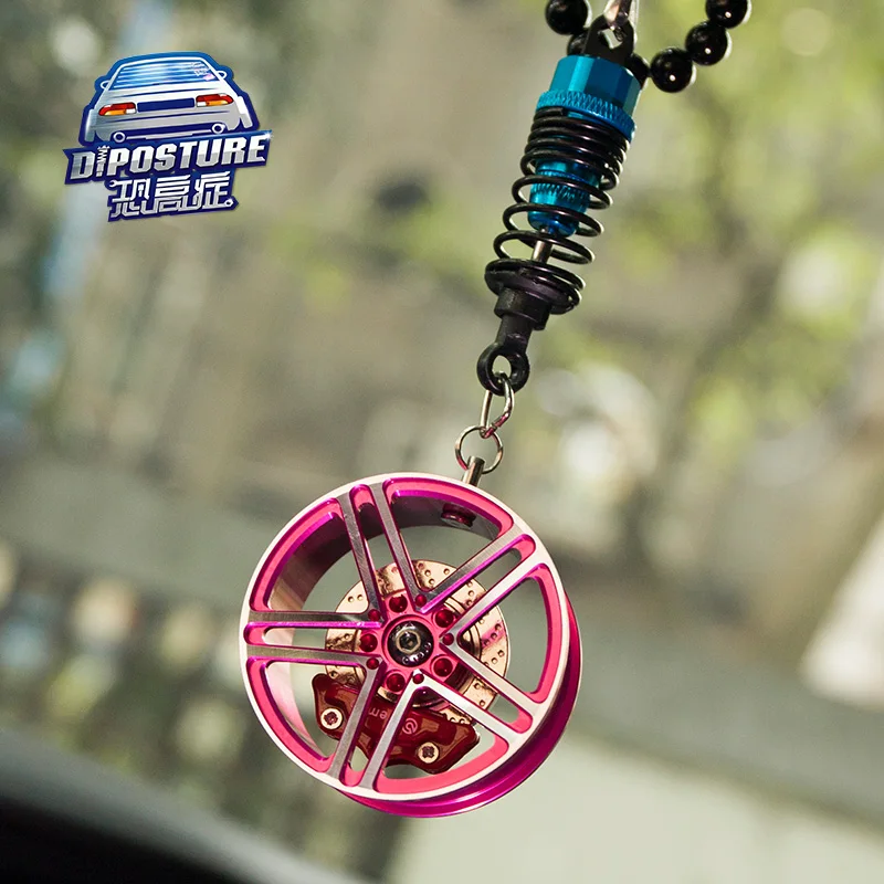 BBS shock absorber hub rear-view mirror mount hellaflush Chao brand aluminium alloy car interior mount