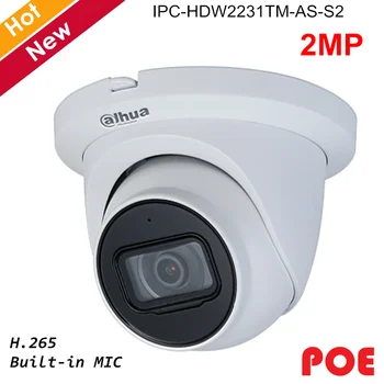 

Dahua 2MP Lite Series Network IP Camera IPC-HDW2231TM-AS-S2 H.265 Built in MIC and IR Led Intelligent Detection Support POE