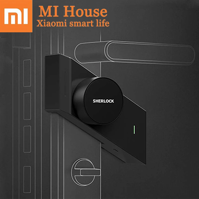 

Xiaomi Upgrade Version Sherlock Smart Stick Lock S Safety Protection Bluetooth Wireless Close Lock App Smart Remote Control
