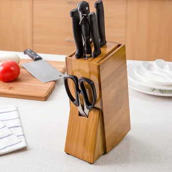 

Creative kitchen supplies knife holder knife holder shelf multi-function tool holder kitchen knife storage rack rack LB52202