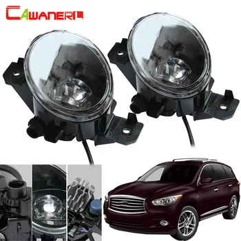 

Cawanerl Car 4000LM LED Fog Light Kit Devil Eye DRL Daytime Running Lamp H11 12V For Infiniti QX60 2014 2015