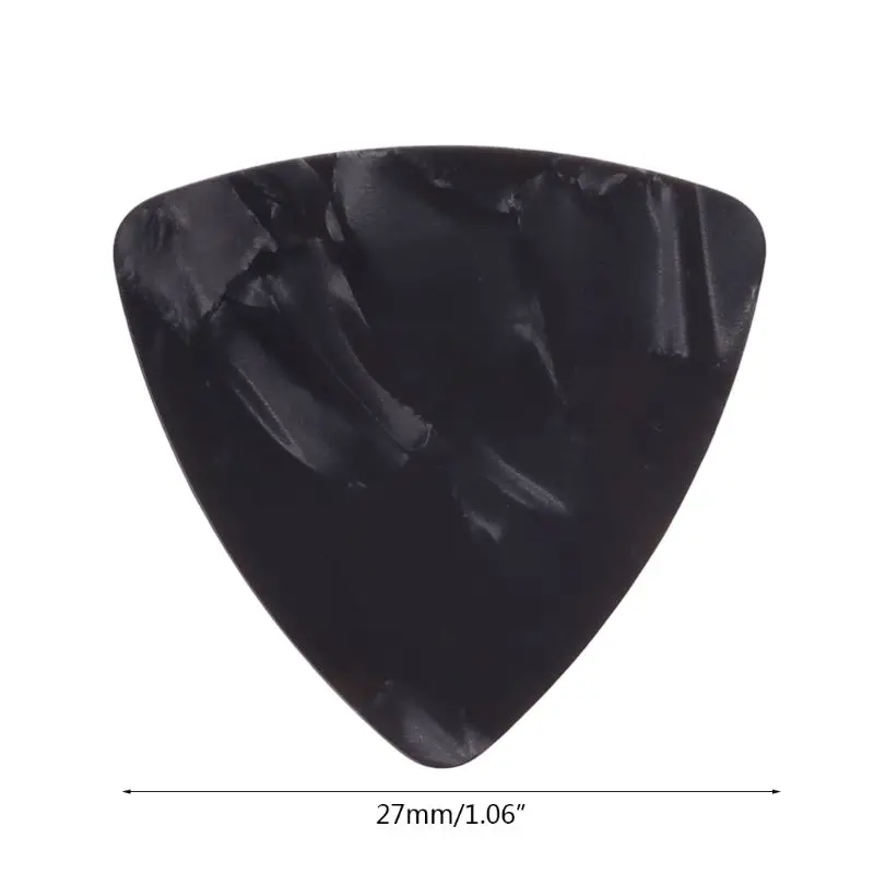 Guitar Pick Plectrum 100pcs Celluloid Instruments 0.46mm Random Color