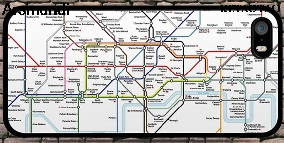 KETAOTAO London Underground TUBE чехлы для телефонов iPhone 4S 5C 5S 6S 7 8 Plus XR XS Max X S9 6 Чехол Мягкий ТПУ