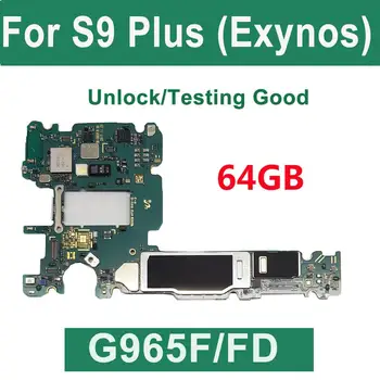 

Original 64GB Motherboard For Samsung Galaxy S9 Plus G965F G965FD G965U Testing Good Main Motherboard Exynos Clean Imei