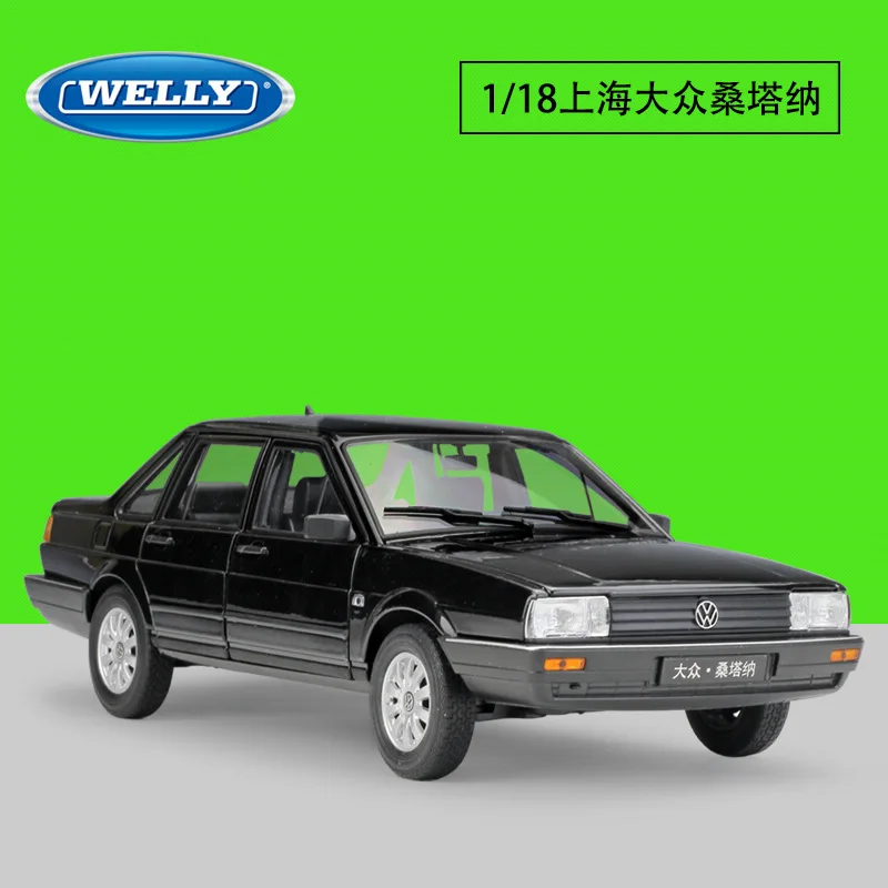 WELLY 1:18 Volkswagen Santana классический сплав модель автомобиля статические металлические