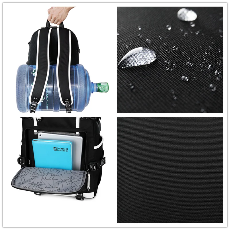Новая Студенческая сумка из ткани Оксфорд mochila feminina USB дорожный повседневный рюкзак Mochilas mujer женская уличная сумка